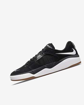Nike SB Ishod Wair Negros Grises Oscuro Negros Blancos | MX 5581